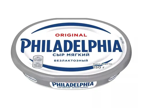 Сир м'який безлактозний Philadelphia 50%, Німеччина, 150г