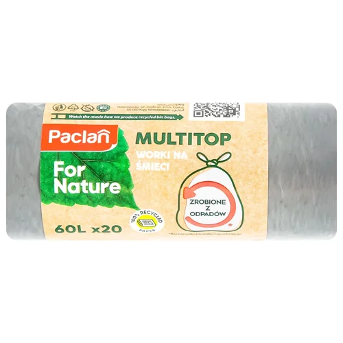 Пакети для смiття Paclan Multitop 60л 20шт