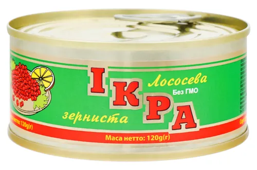 Ікра лососева зерниста АСС з/б 120г
