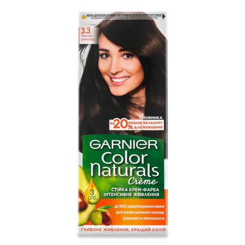 Крем-фарба Для Волосся Color Naturals №3.3 Garnier, 1 шт