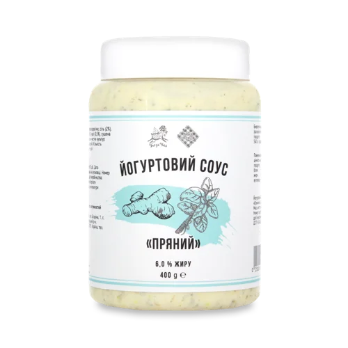 Соус Йогурт Пряний Вищого Ґатунку Лавка Традицій, 6%