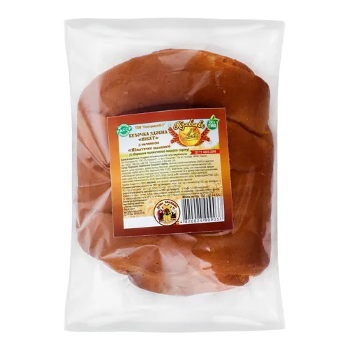 Булочка здобна «Шматочки малини» Віват Короваєво м/у 150г