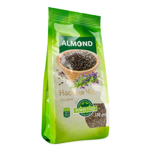 Насіння Чіа Сушене Вищого Ґатунку, 130г