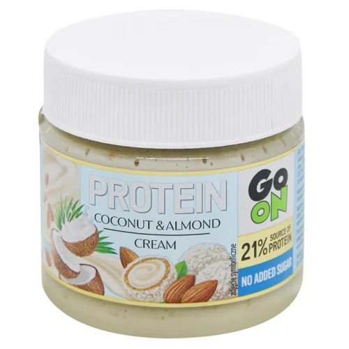 Крем протеїновий Go On Protein з мигдалем та кокосом 180г