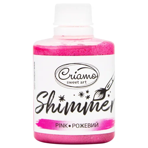 Барвник харчовий Criamo Shiminer рожевий 30г