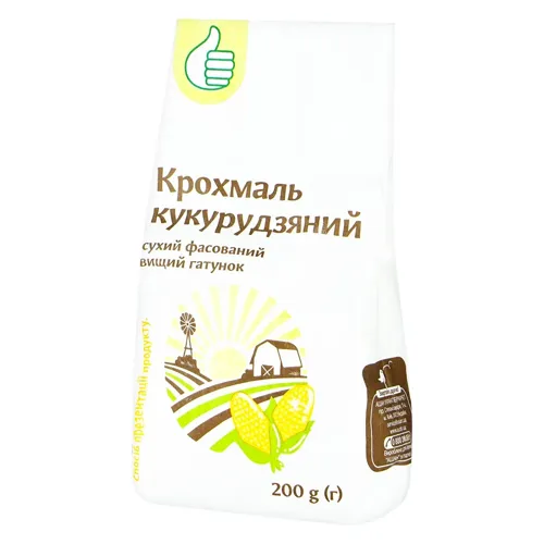 Крохмаль Ашан кукурудзяний 200г