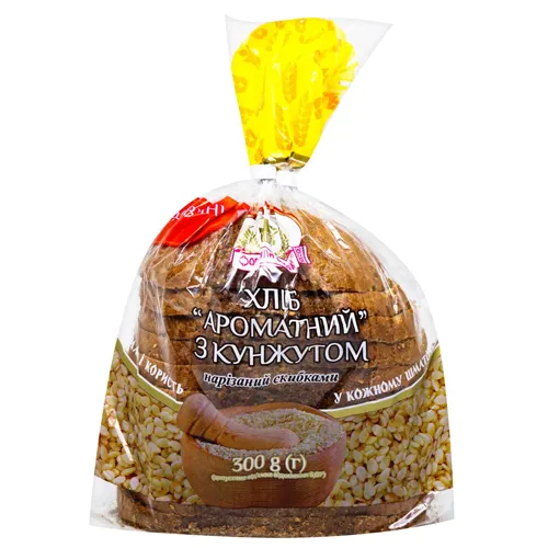Хліб Формула смаку Ароматний з кунжутом нарізаний, 300г