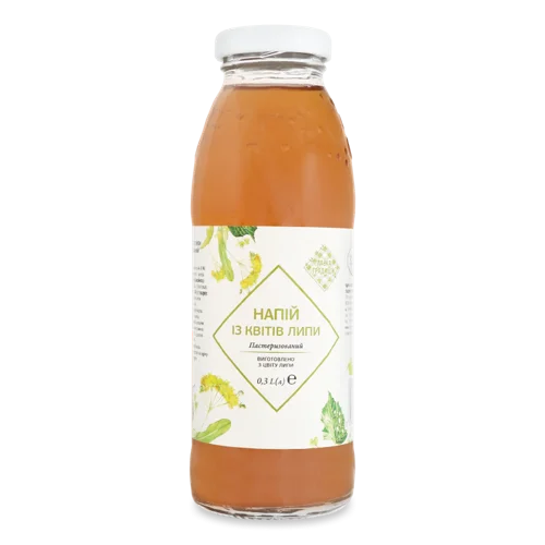 Напій Із Квіток Липи Пастеризований, с/пл 0.3л