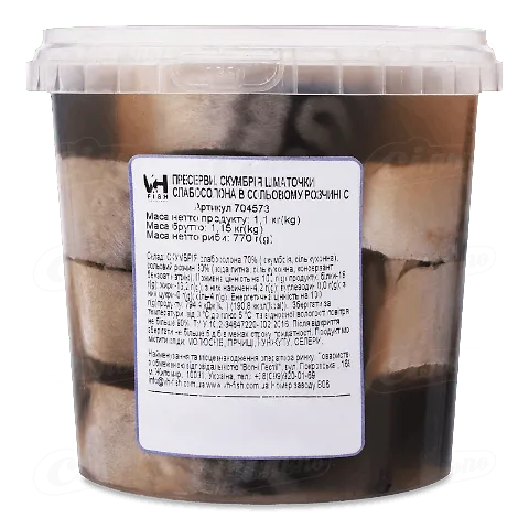 Скумбрія, шматочки с/с, кг