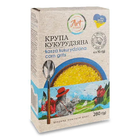 Крупа кукурудзяна Art Foods, 4*70г