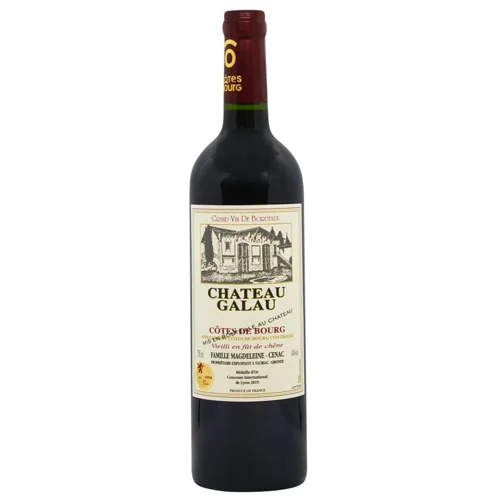 Вино Chateau Galau Cotes de Bourg червоне сухе 13,5% 0,75л