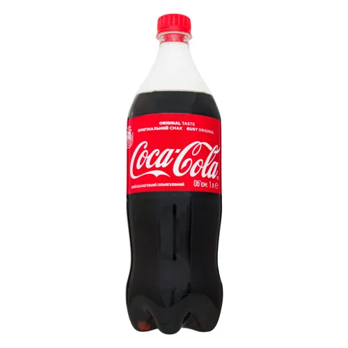 Напій безалкогольний сильногазований Coca-Cola 1 літр