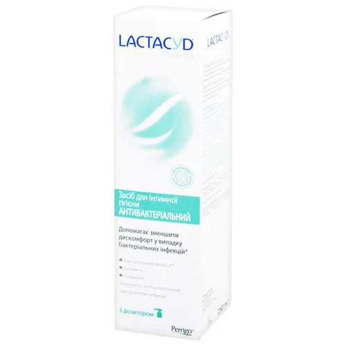 Засіб для інтимної гігієни Lactacyd Pharma Антибактеріальний 250мл