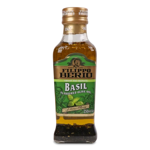 Олія Оливкова Вищого Ґатунку Filiрpo Berio Зі Смаком Базиліку, 250мл