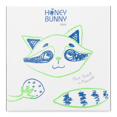 Паперові Серветки Honey Bunny 20х20см, 100шт, в/ґ