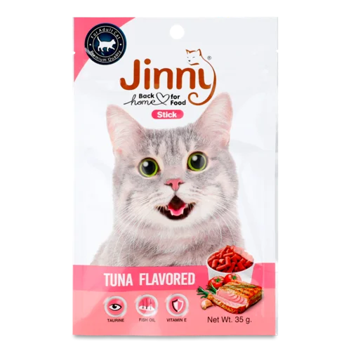 Корм Для Дорослих Котів Палички З Тунцем Jinny, В/ґ, 35г