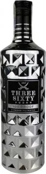 Водка THREE SIXTY VODKA PROOF 0.7л 50%