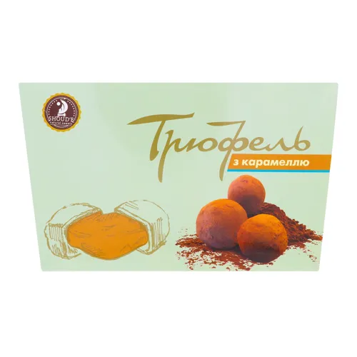 Цукерки Трюфель з карамеллю Shoud'e к/у 200г