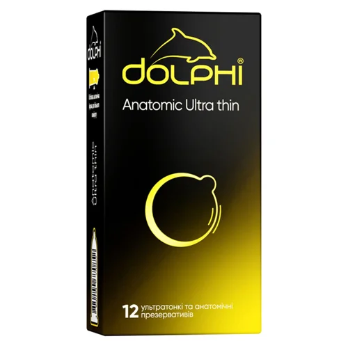 Презервативи Dolphi анатомічні надтонкі 12шт