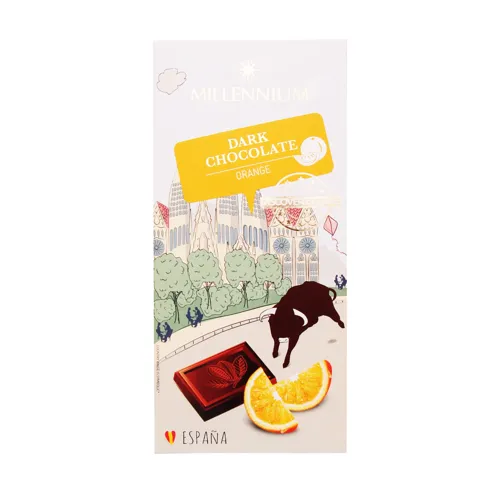 Шоколад чорний 74% Orange Discover Europe Millennium к/у 100г