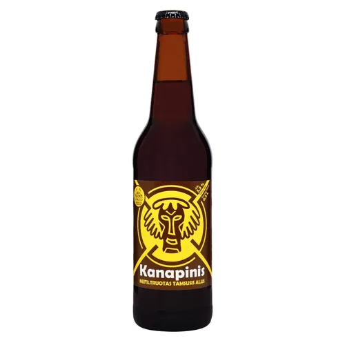 Пиво Kanapinis темне 5,3% 0,5л