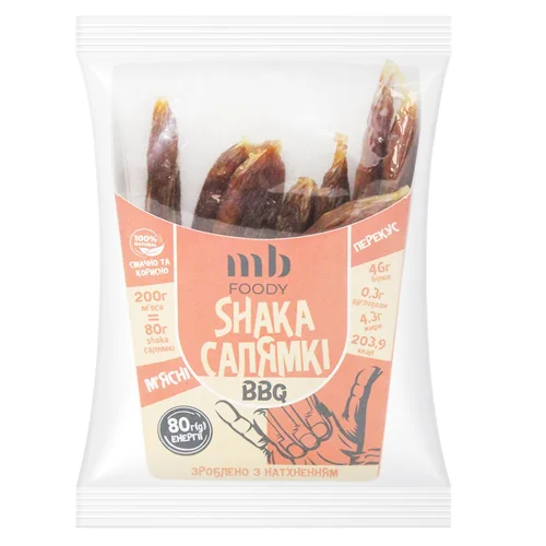 Снеки курячі MB Foody Салямкі BBQ 80г