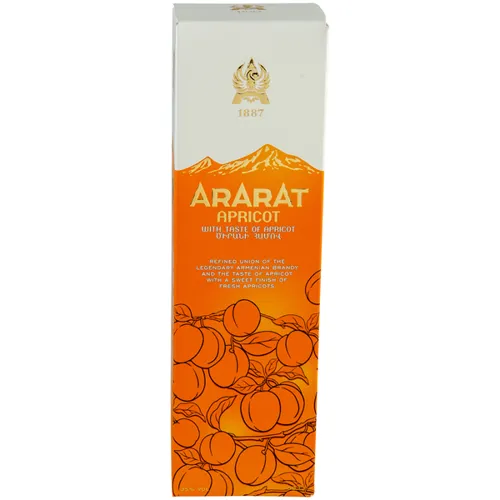 Бренді Арарат Apricot 35%, 0.5л