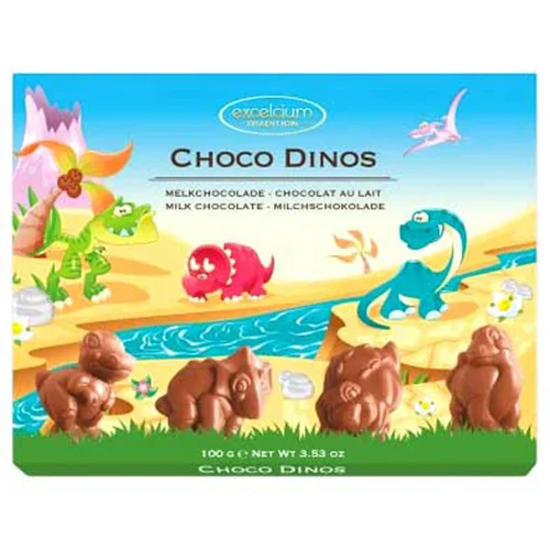 Цукерки Excelcium Tradition Choco Dinos 100г