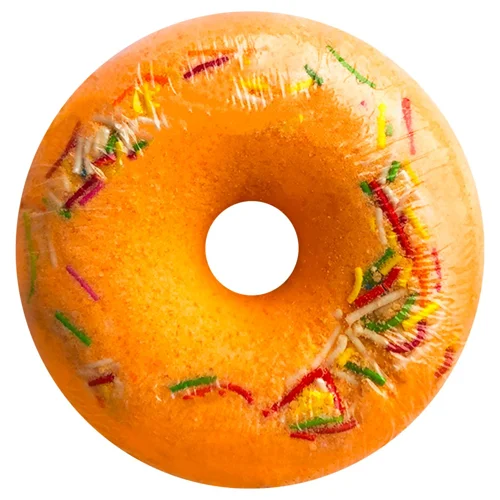 Бомбочка для ванни Milky Dream Пінний Donut Lime and Passion fruit 140г