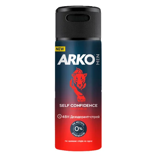 Дезодорант аерозольний Arko Men Self Confidence Dark Smells 150мл