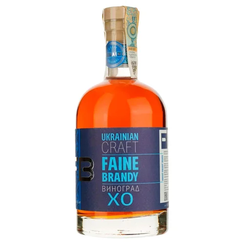 Бренді Faine Виноград XO 0.5л 40%