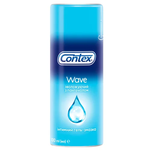 Гель-змазка Contex Wave Зволожуючий інтимний з пантенолом 100мл