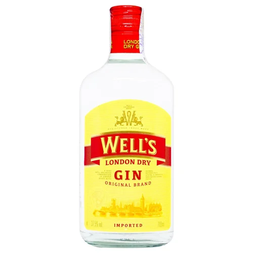Джин Well’s London Dry 37,5% 0,7л