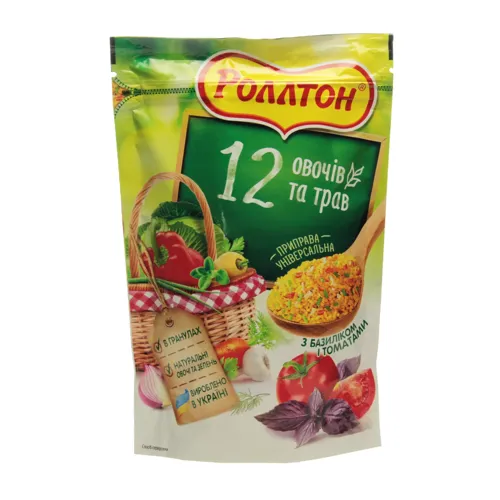 Приправа 12 овочів і трав Роллтон 200г