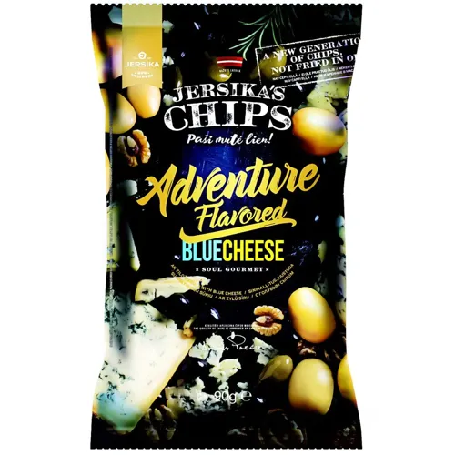 Чіпси Jersika смак блакитного сиру 90г