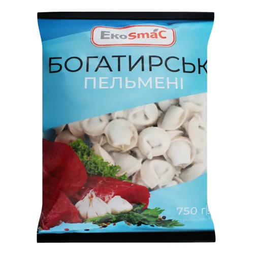 Пельмені Богатирські EkoSmac м/у 750г