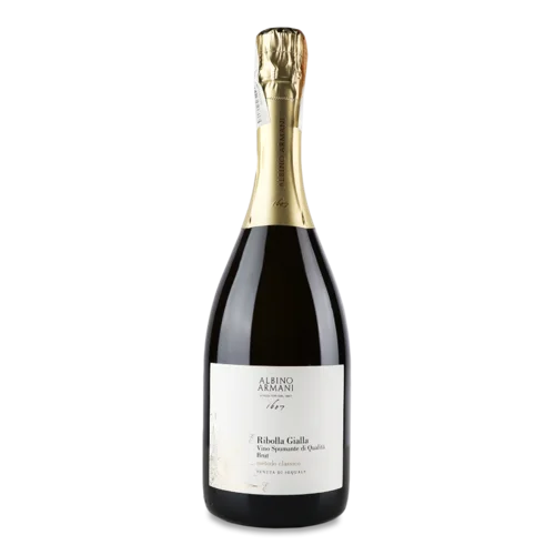 Ігристе Вино В/ґ Біле Брют Ribolla Gialla Albino Armani, 0.75л, 12%