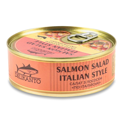 Салат З Лососем По-Італійськи, в/к, з/б 240г