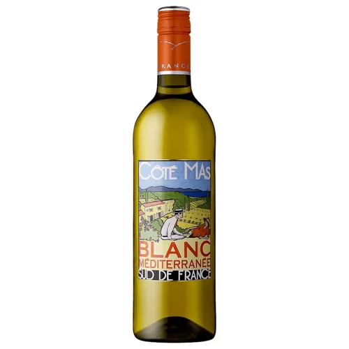 Вино Cote Mas Blanc Mediterranee біле сухе 12,5% 0,75л