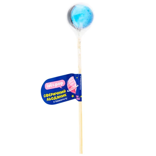 Льодяник Lol & Pop Планета з ізомальту на паличці 40г