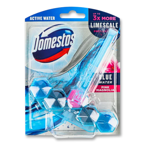 Блок для Очищення Унітаза Pink Magnolia Active Blue Water Domestos 53г