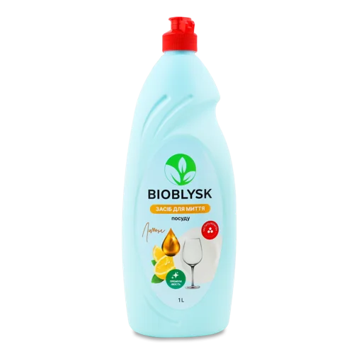 Засіб для миття посуду Лимон, в/пл 1л BioBlysk
