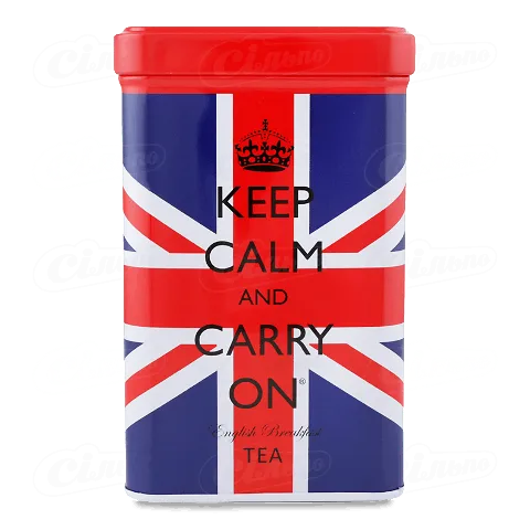Чай чорний Keep Calm And Carry On Union Jack, 40*3,125г