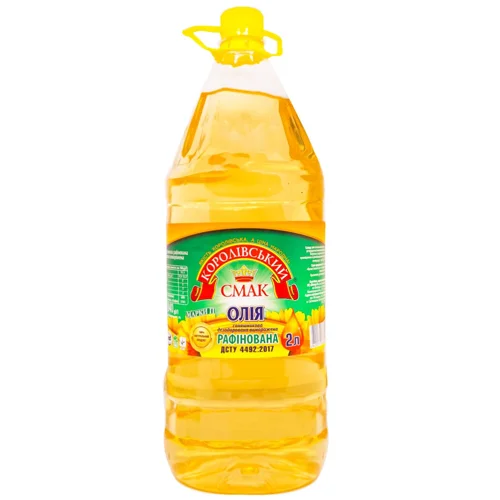 Олія соняшникова Королівський Смак рафінована 2л