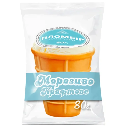 Морозиво Київський Пломбір Крафтове 80г