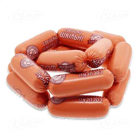 Сосиски «Салтівський МК» «Шкільні» п/а вищого ґатунку, кг