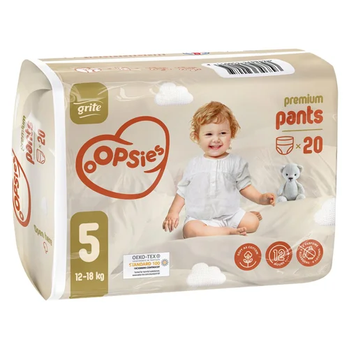 Підгузники-трусики Grite Oopsies р.5 12-18кг 20шт