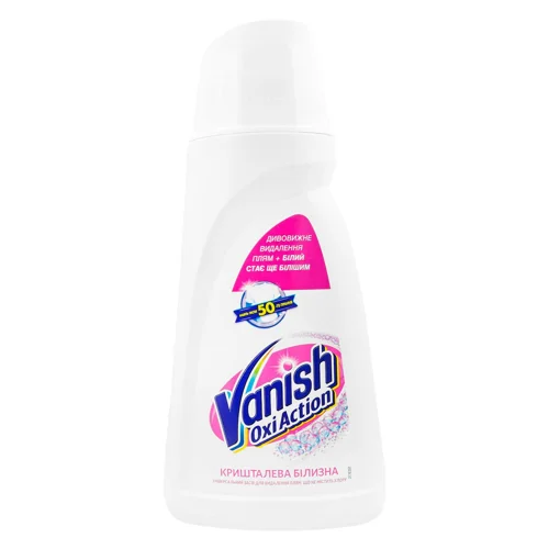 Плямовивідник Vanish Oxi Action Crystal White рідкий 1л