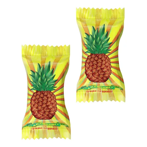 Цукерки глазуровані Ананасні Стимул кг