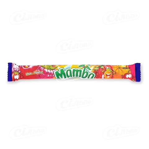 Цукерки Mamba жувальні асорті, 106г